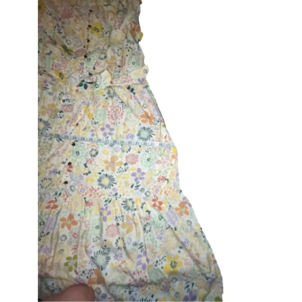 Unbranded Size 2X Floral, Grannycore Colorful Summer Dress Ruffle Cap Sleeves!